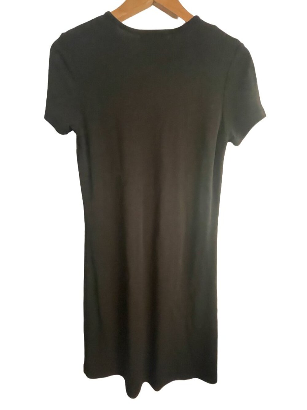Casual Corner Black Dress Womens Small Short Sleeve A Line Knee Length Classic - Picture 2 of 5